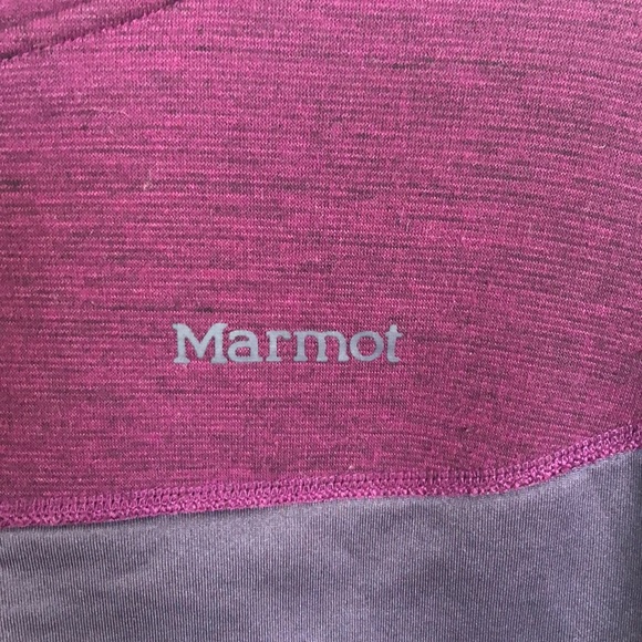 Marmot Womens Sirona Fleece Zip Up Hoodie in Nightshade/Plum - Picture 3 of 11